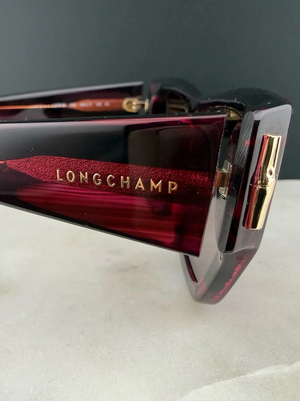 Longchamp LO774S 503 Burgundy Plum Sunglasses w/ Case & Cloth
